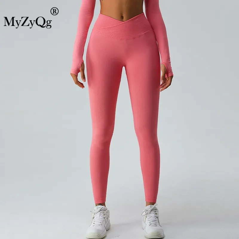 

MyZyQg Women Hip Lift Tight Peach Yoga Pants High Waist Quick Dry Slimming Fitness Leggings Riding Running Sports Workout Tights