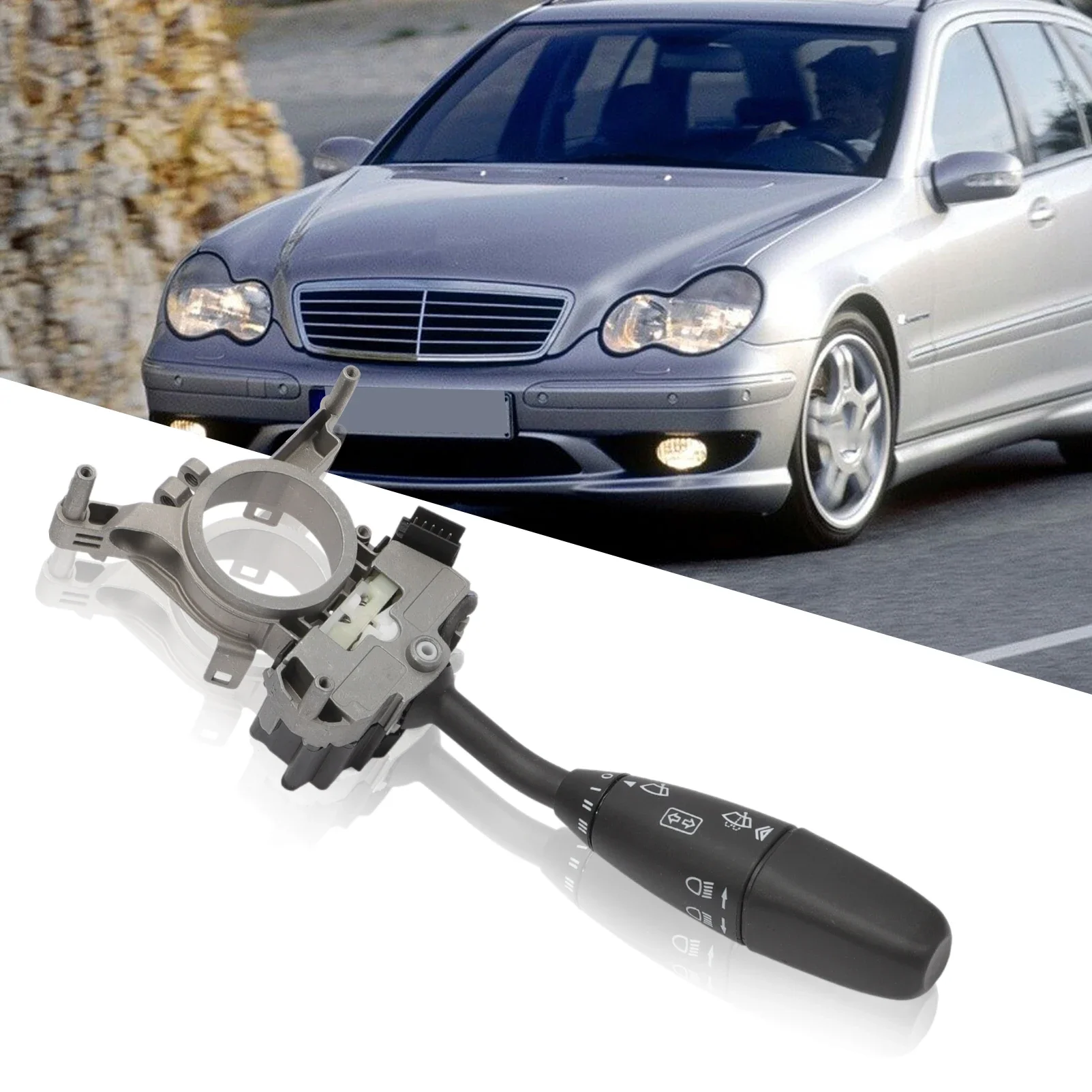 

Для A0005452310 Комбинированный переключатель рулевого управления 0005452310 2270-109790 Переключатель указателей поворота для Mercedes-Benz C-Class W203 S203 CL203 C