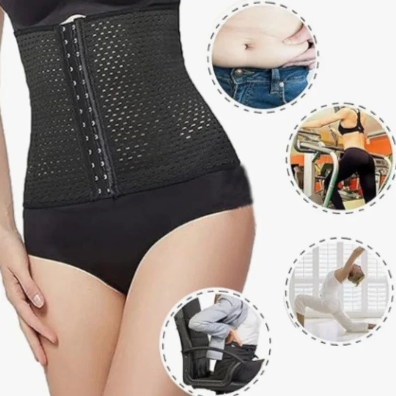 Women's Waist Support Belt, Adjustable Tummy Control Brace with Breathable Fabric, Comfortable Compression Wrap for Daily Wear