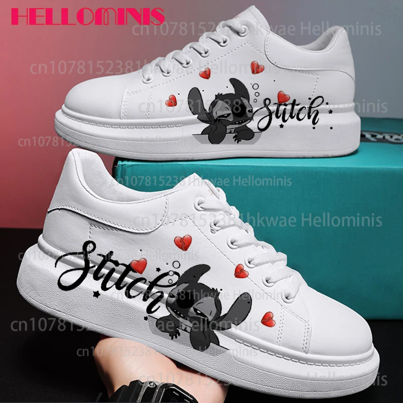 Stitch shoes Sneakers Men Women couple casual Shoes Male Platform kateboarding Fashion Girls Casual Shoes flats 3D graffiti