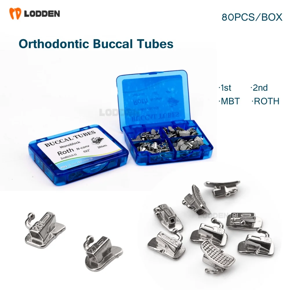 стоматологические ортодонтические буккальные трубки