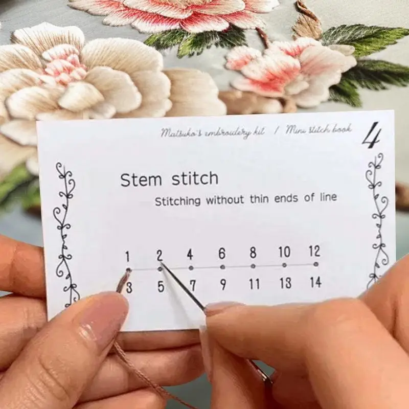 Creative Mini จักรเย็บผ้า Handmade Mini การ์ดเย็บคําแนะนําผู้ที่ชื่นชอบการตัดเย็บเริ่มต้น Buddy เย็บปักถักร้อยหนังสือ