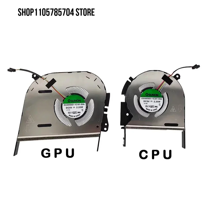 H+NEW CPU GPU Laptop  Fan for ASUS VivoBook X3500 X3500PC X3500PH X3500PA M3500 M3500QA M3500QC Cooler Radiator 13NB0UV0T05111