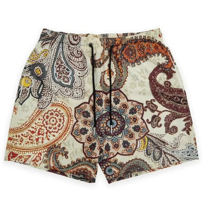 2026 Sommer Neue Schnelltrocknende Shorts mit Tierprint aus Polyesterfaser Gerades Bein Schnell Trocknend Fünf Zoll Länge Hip-Hop-Stil Kurze Hose – Detail 2