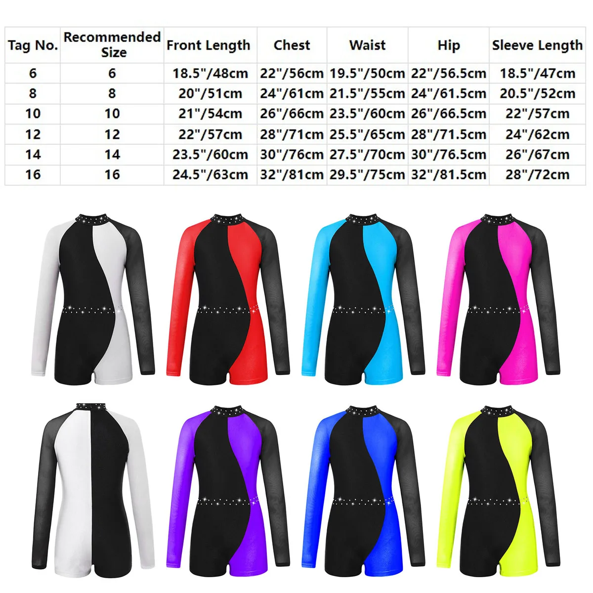 Leopard Print Ballet Gymnastics Leotard Bodysuit Jumpsuit Kids Girls Mesh Long Sleeve Skating Athletic Unitard Practice Outfits