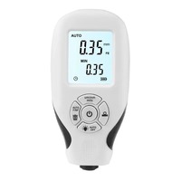 Poer 0-2000um Car Paint Film Tester LCD Display Manual Paint Thickness Gauge Measuring Tools For Car HW-300 Coating Thickness Ga