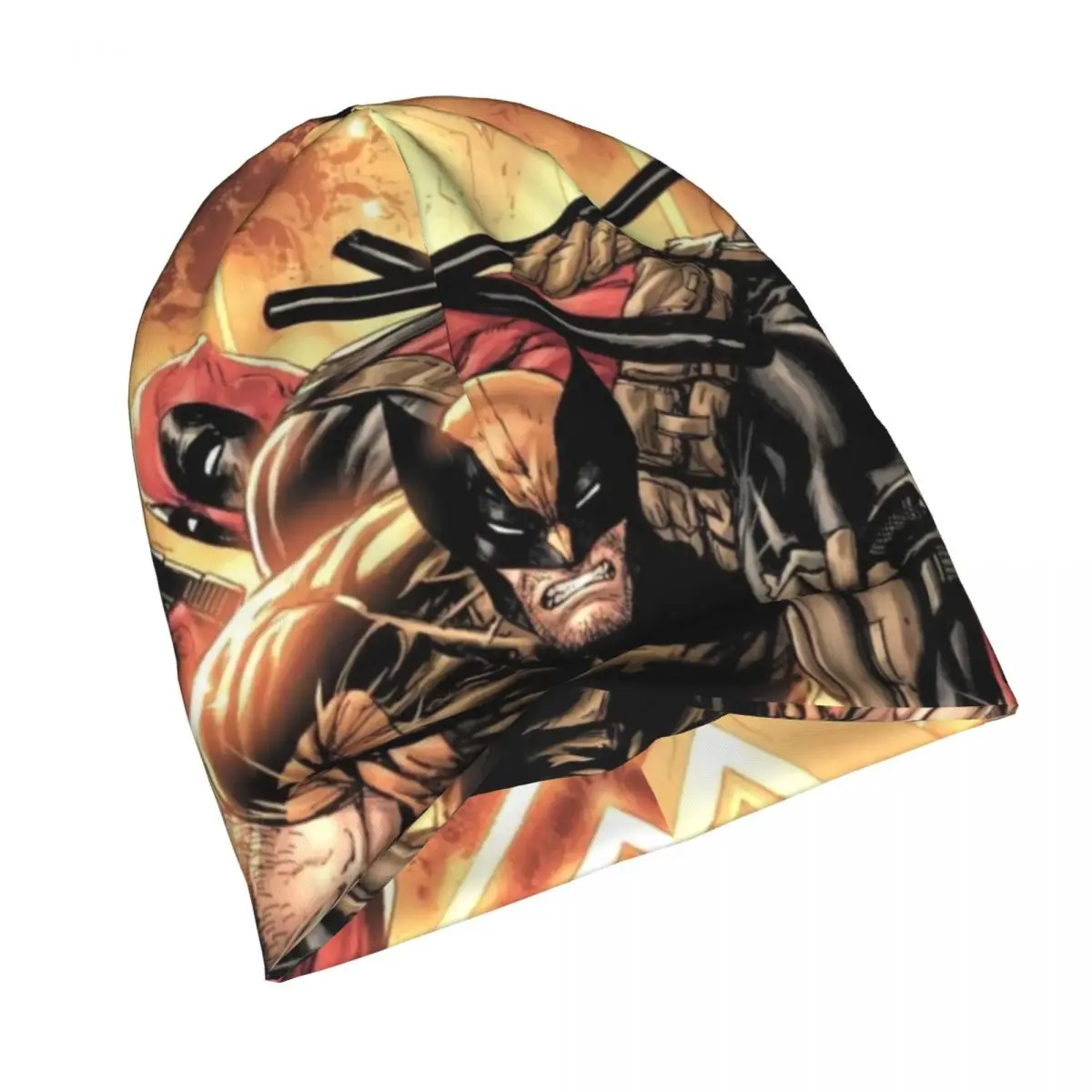 Bonnet Hats Deadpool & Wolverine Men Women's Thin Hat 2024 MARVEL Video Autumn Spring Warm Cap Design Skullies Beanies Caps