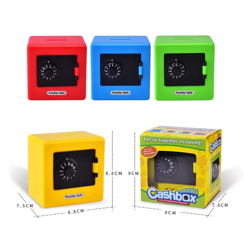 Children's Piggy Bank Mechanical Password Mini Safe Coin Storage Piggy Bank Toy Creative Gift