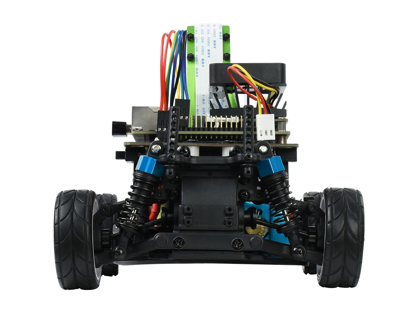 JetRacer Pro 2GB AI Kit Acce، بدون Jetson Nano، حزمة الملحقات، روبوت AI يعتمد على مجموعة المطور Jetson Nano 2GB