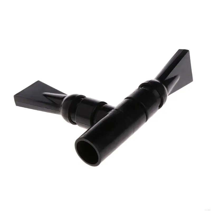 37ME Plastic Outflow Pipe Connector Black Duckbill Nozzle for Aquarium Filter Outlet Tube Fit for Most Filters