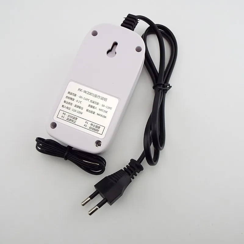 

VKS-W2001 Electronic Temperature Control Socket Thermostat Fully Automatic Switch Adjustable Digital Display EU US Plug C1