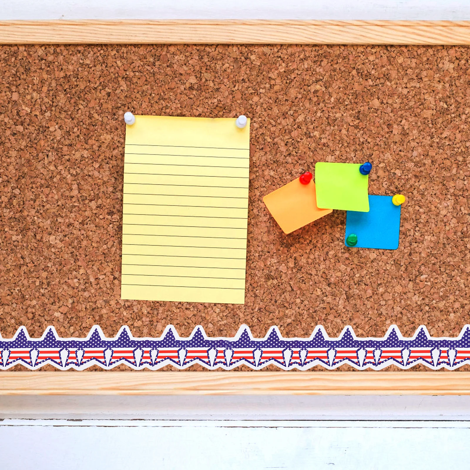 

1 Roll Border Sticker Five- Pattern Bulletin Board Paper Blackboard Border Trim Classroom Office Door Window