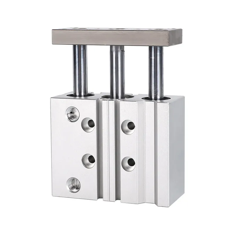 AirTAC Three Axis Guided Cylinder TCM16/20/25/32/40/50/63 Double Acting  With Magnet For Automation Equipment Free Shipping