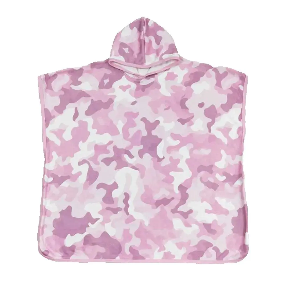 S0437 Good Quality Kids Fashion Clothes Pink camouflage Print Soft Bathrobe Children's Accessories Rts No Moq