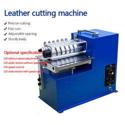 Small Leather Strap Cutting Machine Single Head Double HeadAutomatic Slitting Machine Straight Cutting Machine Cutting Width 12M