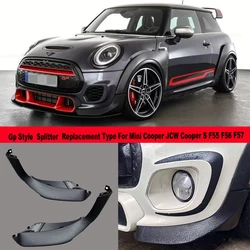 Gloednieuwe Sportieve GP Stijl ABS Marteriële Vervanging Voorbumper Spoiler Voor Mini Cooper F56 F55 F57 JCW Cooper S