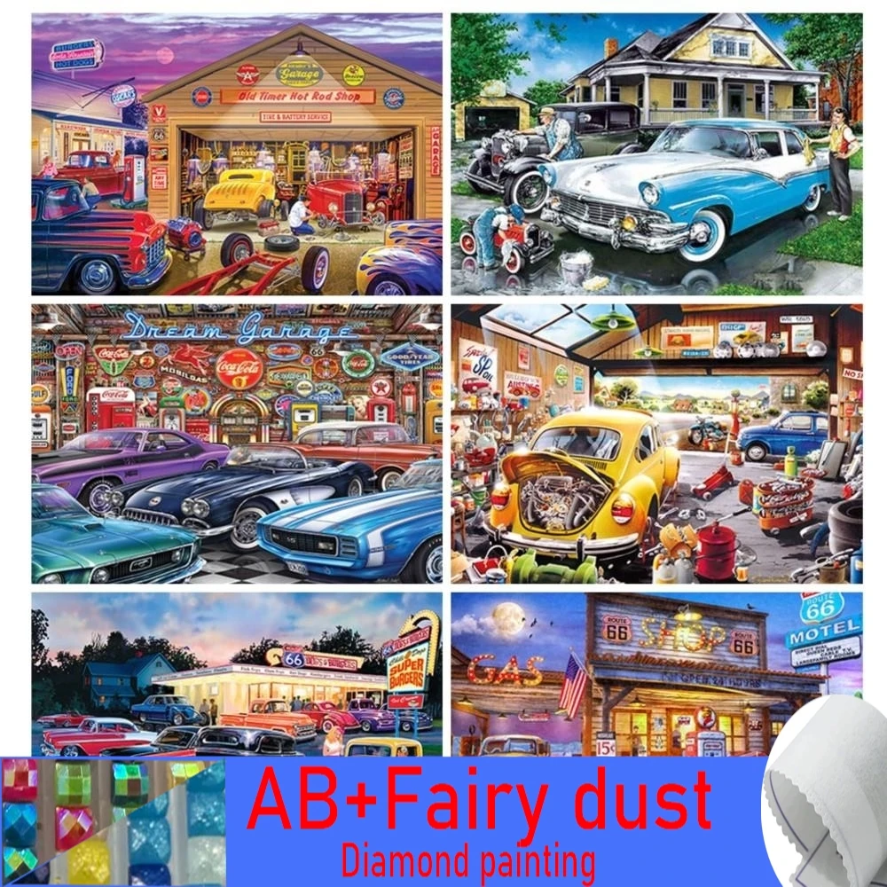 Luzes do norte 120 cores ab fada poeira pintura diamante carro bar clube dos desenhos animados mosaico 5d diy artesanato conjunto de produtos decoração para casa