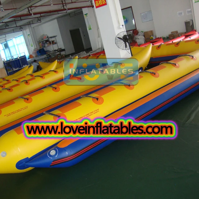 زلاجات قارب الموز القابلة للنفخ على الماء من Jetski تتسع لـ 6 أشخاص