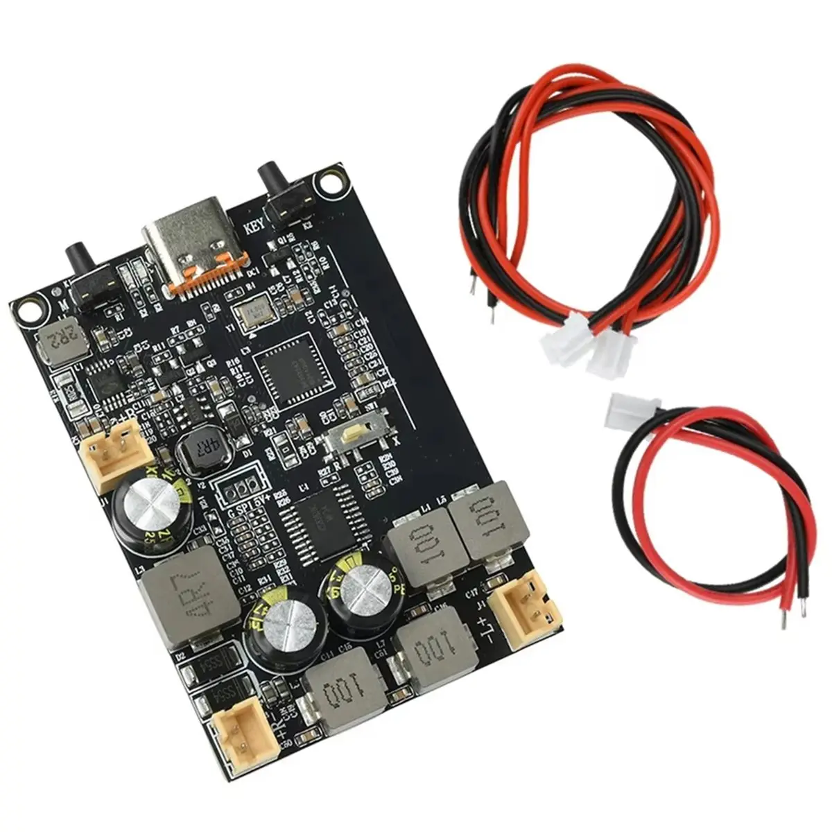 A40I DC 5V 2x10W Dual Channel Enhancement Algorithm BT Amplifier Board DC 5V BT Amplifier Module Type C