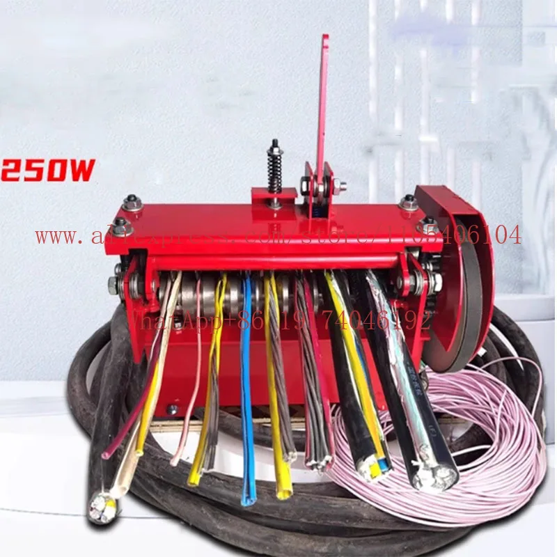 50 watts eight-port reinforced stripping 2-28 mm electric stripping machine scrap copper wire household waste cable peeling