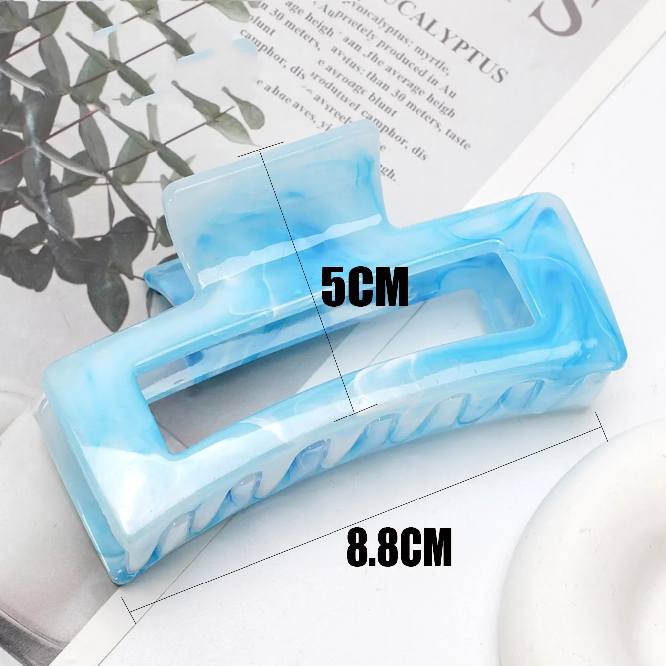 Рисунок 6 - Мраморные заколки для волос для густых волос