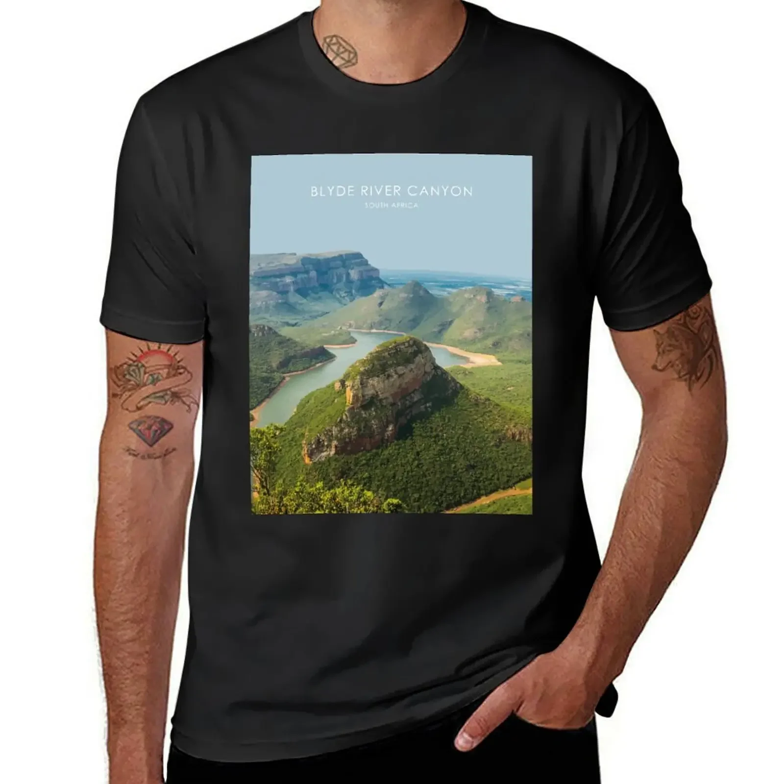 

Blyde River Canyon, South Africa Travel Artwork T-Shirt cotton graphic tees graphics anime tshirt tee shirts for men