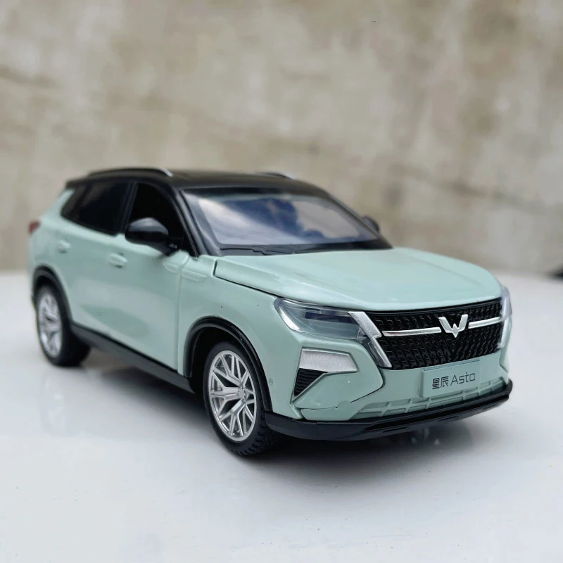 Wuling Asta SGMW Simulated Alloy Car Model, Desktop Decoration, Gift Collection, Micromodel, 1: 32