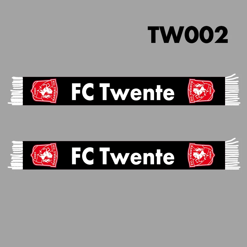 18x145cm Size Holland FC Twente Knitted Scarf for Fans TW002