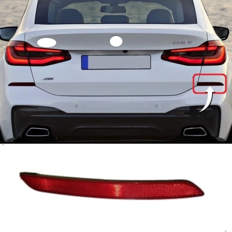 Rear bumper reflective strip Rear bumper light For BMW 5 Series G32 OEM 63147391647 63147391648