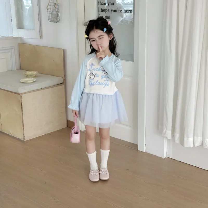 

Kawaii Kuromi My Melody Cinnamoroll Sanrio Student Cute Cartoon Comfortable Princess Dress Children Warm Hoodie Gift for Kids
