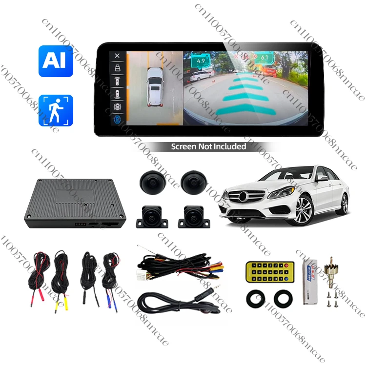 

Wemaer AHD 1080P AI car 360 degree panoramic camera Aerial view system 3D AVM Surround view driving recorder ADAS high