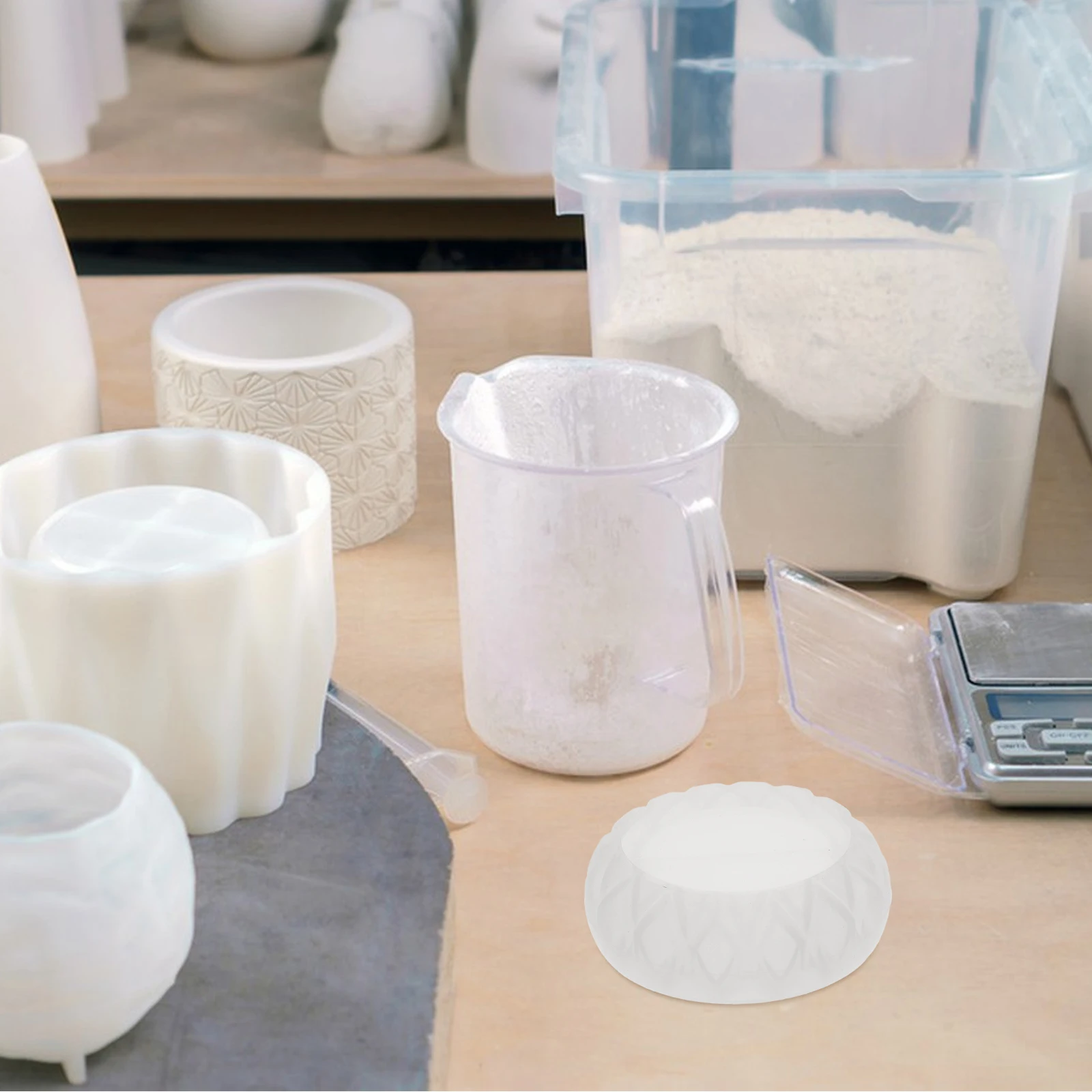 

Unique Silicone Mold for Concrete Resin Plaster Succulent Planters Geometric Irregular Shapes DIY Creative Design Aesthetic