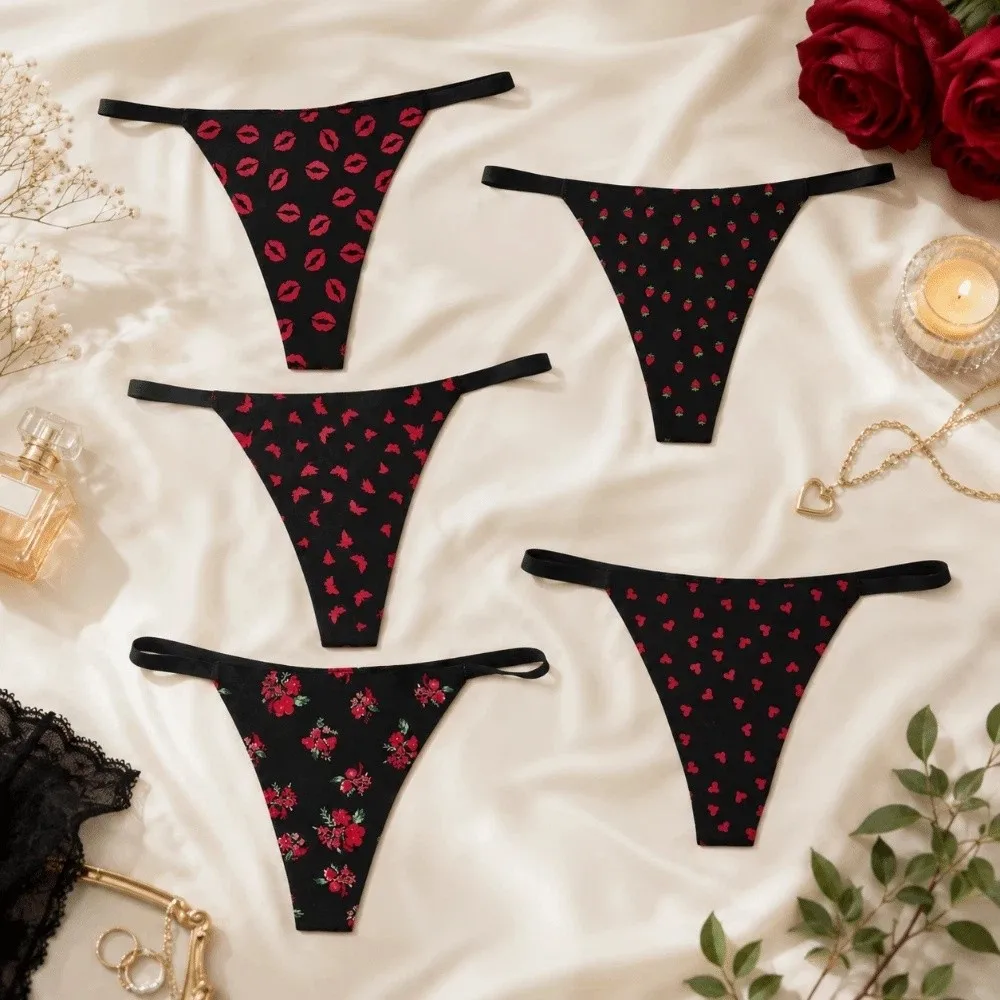 Culottes string élégantes sans - Embroidery Lips avis et prix