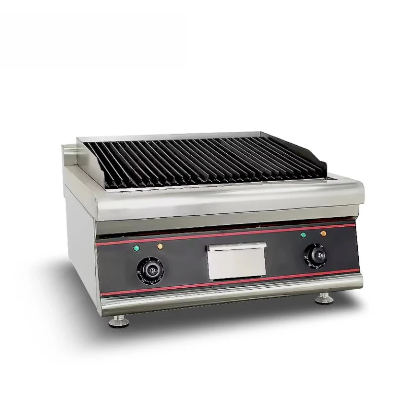 Restaurant Equipment High Quality Table Top Barbecue Electric Lava Rock Stone Grill