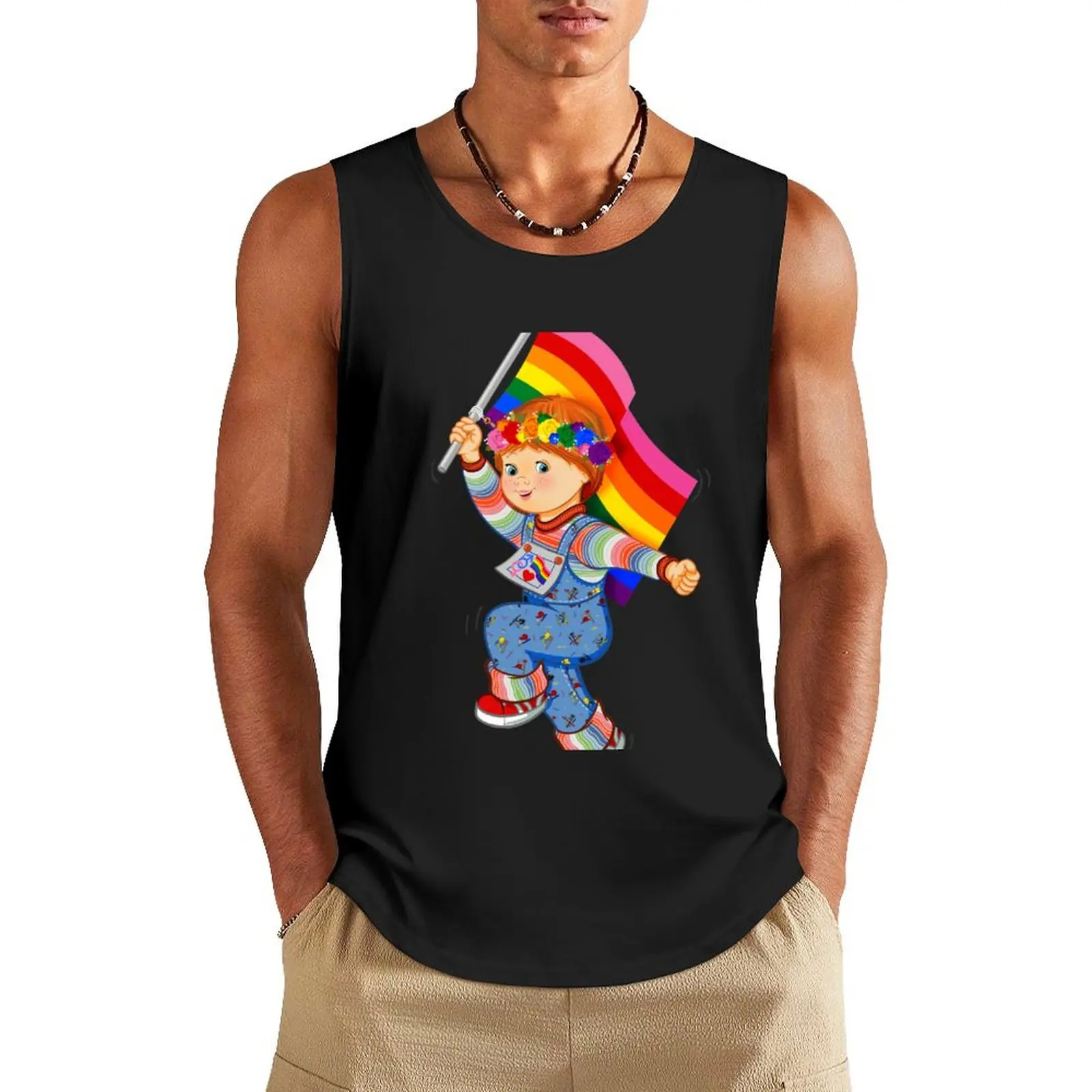 

Good Guys Pride - Child's Play - Chucky Tank Top t-shirt for man Men's clothing