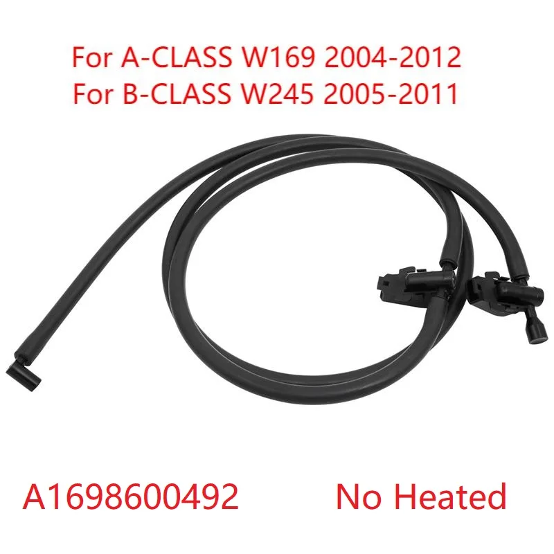 New Windshield Windscreen Washer Nozzle Jet Hose A1698600492 For Mercedes-Benz A W169 2004-12 / B W245 2005-11 No Heated