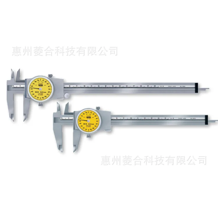 2025  tesa imported with watch caliper 0-200mm dial vernier caliper 00510045 indexing value 0.02mm