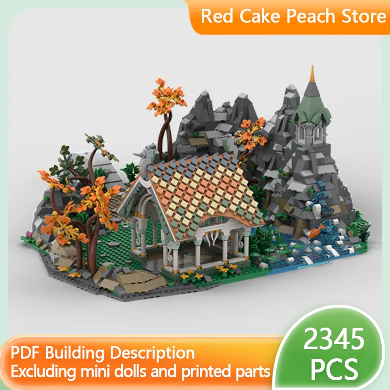 

Конструктор MOC «Горное пастбище» с конюшнями, модульная технология, развивающая игрушка для детей, подарок на праздник, набор для сборки