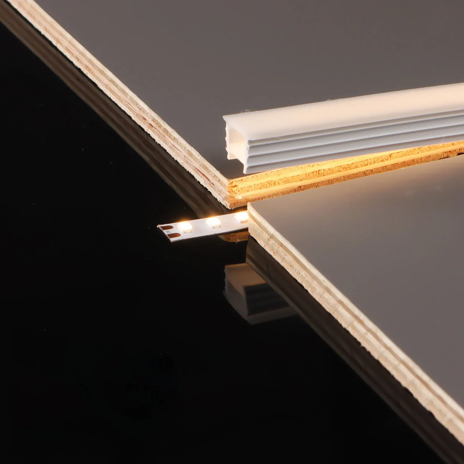 LED Neon Silica Rope Tube Recessed Covering Removeable Flexible Soft Waterproof Silicone for WS2812 Strip Indoor Outdoor 1-10M