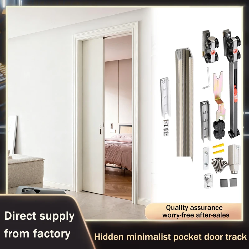 

Summit Hidden Pocket Door System Quick Release Push To Open Soft Close Mechanism For Kitchen Wooden Doors Maintenance-Free