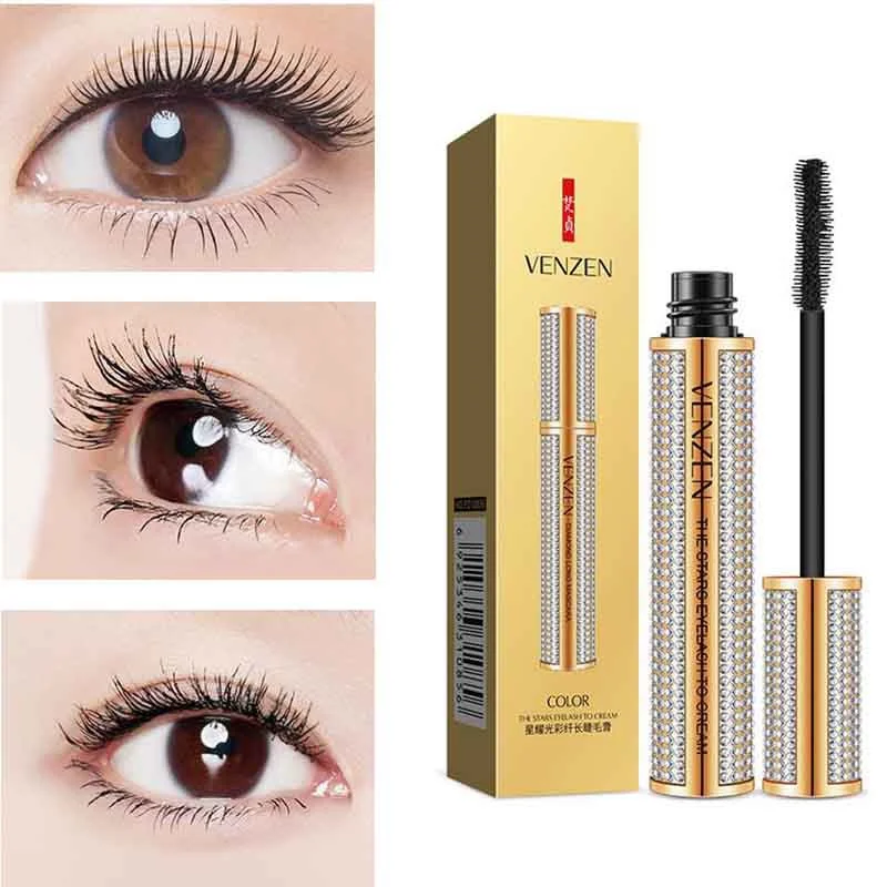 4D Silk Fiber Eyelash Mascara Waterproof Rimel 3d Mascara For Eyelash Extension Black Thick Lengthening 4d Rimel Makeup Cosmetic