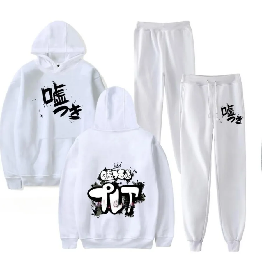 Girls Band Cry Iseri Nina Merch Tracksuit Men Sets Fashion Sporting Suit Hooded Sweatshirt+Sweatpants Mens Clothing 2 Pieces Set