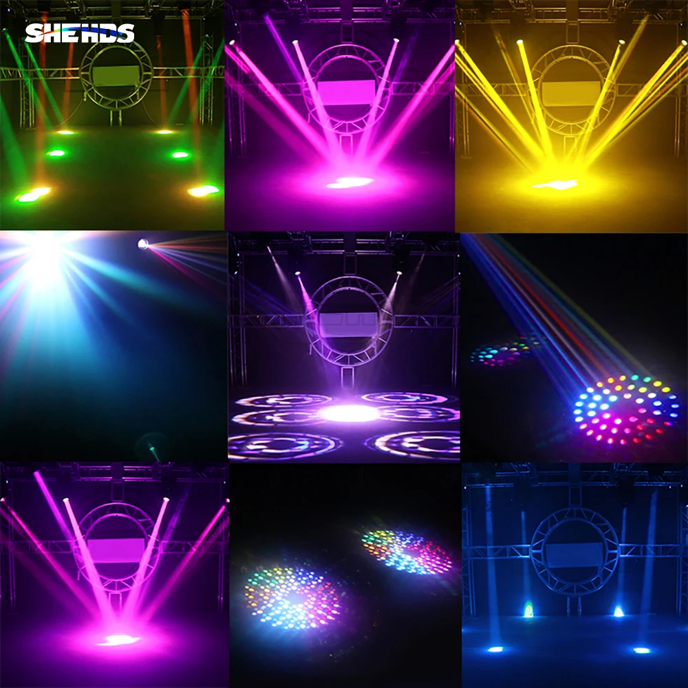 Imagem -05 - Shehds-beam Key Moving Head Iluminação Flight Case para Disco Ktv Disco Party Equipamento de Palco 230w 7r