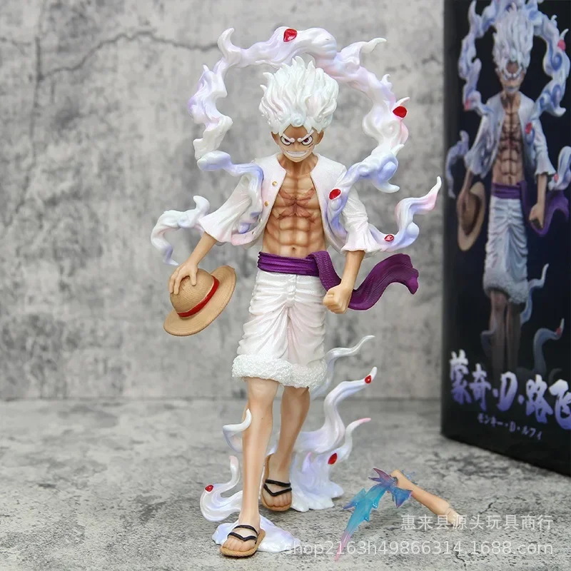 One Piece King Hand Series GK Standing Posture Walking Nikluffy Five Speed Sun God Awakening Form Model Decoration