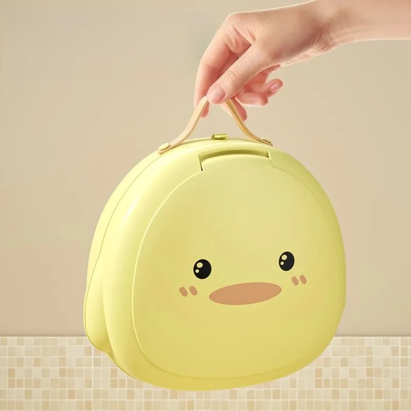 

Детский автомобильный складной туалет, портативный уличный аварийный инструмент для кемпинга, небольшой туалет для путешествий, портативный и милый писсуар для выхода на улицу