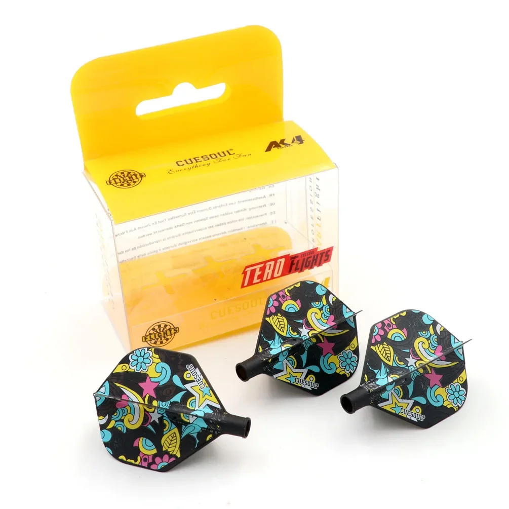 

CUESOUL AK4 Dart Flights Standard Shape-Super Star Design