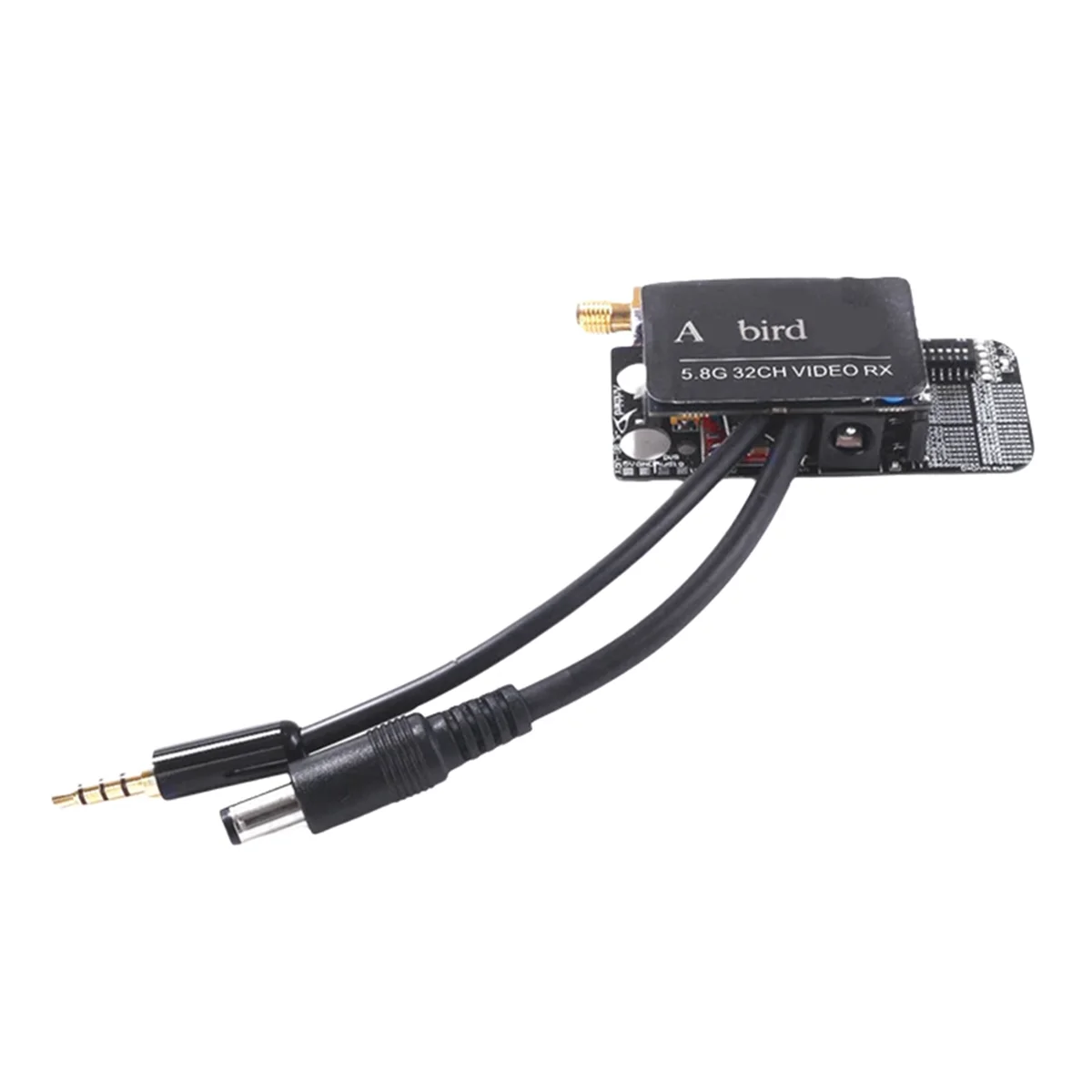 For Arkbird 5.8G 32CH Video RX Analog Receiver+Antenna for V1 V2 Fat FPV Goggles Video Receiver