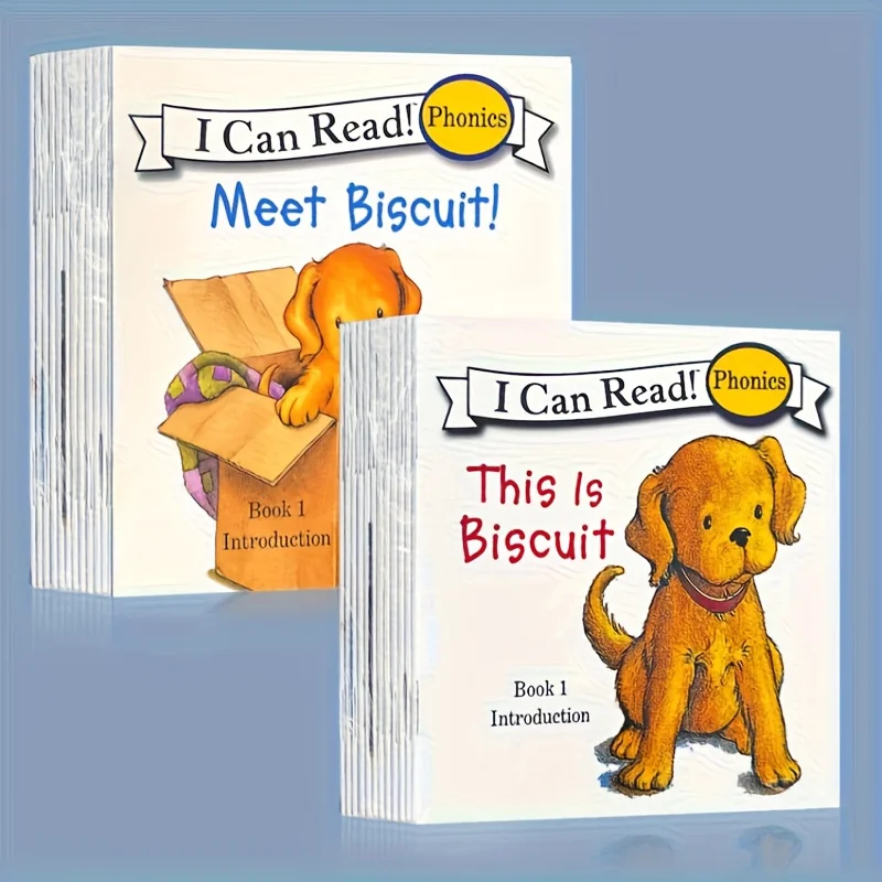 

Набор из 12 книг Phonics Readers, детские книги для раннего обучения с собакой, сбор для чтения на английском языке, планшет Elecx