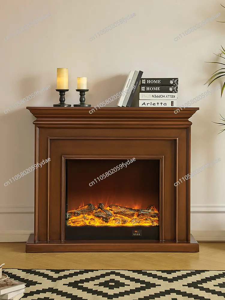 French fireplace decorative cabinet American European electronic fireplace home customization