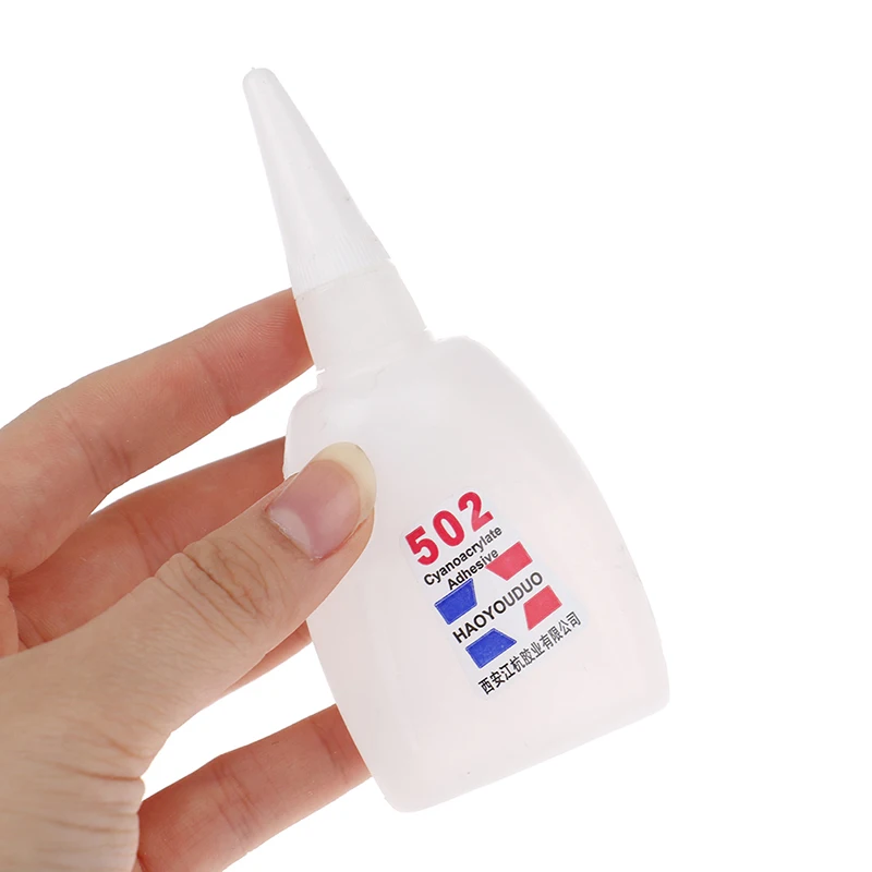 

1pc 502 Super Glue Instant Quick Dry Cyanoacrylate Strong Adhesive Quick Bond Leather Rubber Metal Office Supplies Fast Glue